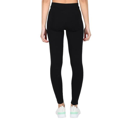 Legginsy damskie Champion Legacy LEGGINGS spodnie sportowe dopasowane czarne (114903KK001)