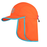 Czapka na lato dziecięca dla chłopca/dziewczynki Trollkids Kids Troll Cap XT bright orange/lake blue (943-712)