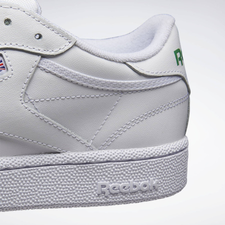 Sneakersy damskie/męskie Reebok Club C 85 skórzane tenisówki buty sportowe białe (100000155/AR0456)