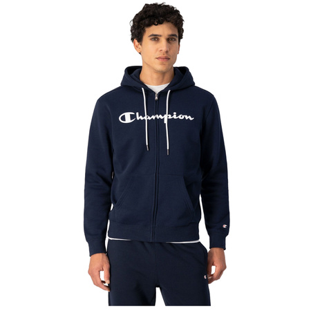 Wyprzedaż - Bluza z kapturem męska sportowa Champion granatowa (217929-BS501)