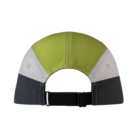 Sportowa czapka z daszkiem BUFF® 5 PANEL GO CAP DOMUS GRAPHITE (8428927527981)