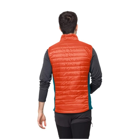 Kamizelka sportowa męska Jack Wolfskin Routeburn Pro Ins Vest M bezrękawnik czerwony (1206871_3017)