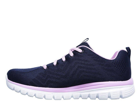 Buty sportowe damskie fioletowe Skechers Graceful Get Connected (12615-NVPK)
