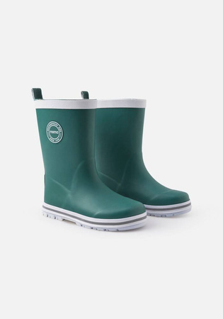 Wyprzedaż - Kalosze dziecięce Reima Taika 2.0 Pine green zielone buty nieprzemakalne (5400001A-8980)