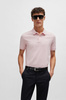 Koszulka Polo męska BOSS Pallas Light/Pastel Pink regular fit różowa (50468301-688)