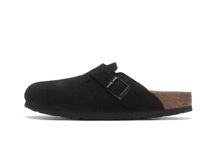 Birkenstock Boston Suede Leather "Black" (660473)