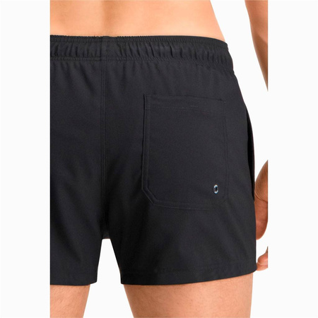 Spodenki plażowe męskie kąpielowe PUMA SWIM MEN SHORT LENGTH SWIM SHORTS 1P czarne (907658-07)