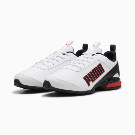 Wyprzedaż - Buty męskie Puma Equate SL 2 sneakersy treningowe skóra ekologiczna białe (310039-02)