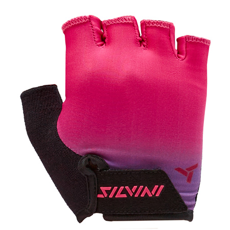 Rękawiczki rowerowe dziecięce Silvini Junior Gloves Anapi CA2287 z krótkimi palcami różowe (3123-CA2287/0891)