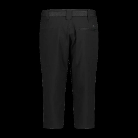 Wyprzedaż - Spodnie trekkingowe damskie CMP Woman Capri trzy czwarte czarne (3T51246/U901)