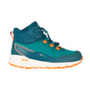 Buty Trollkids Skarvan Hiker Mid XT Waterproof zielony morski/zielony lagunowy/zachód słońca na Saharze