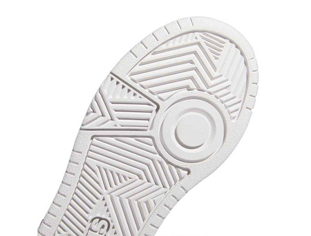 Wyprzedaż - Buty sportowe wysokie damskie młodzieżowe Adidas Hoops Mid 3.0 K białe (GW0401)