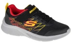 Buty sportowe dziecięce Skechers Microspec Texlor sneakersy czarne (403770L-BKRD)
