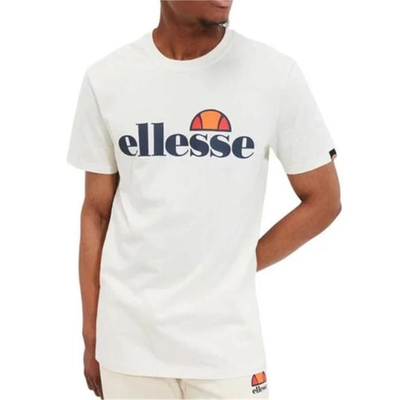 Koszulka na lato męska Ellesse SL Prado Tee Off White lifestylowa biała (SHV07405-904)