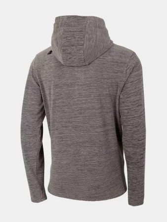 Bluza polarowa męska 4F grey z kapturem sportowa szara (H4Z22-PLM351-24M)