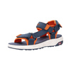 Sandały sportowe dziecięce dla chłopca/dziewczynki Trollkids Kids Lysefjord Sandal mystic blue/orange (666-142)