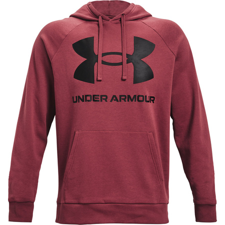 Bluza męska Under Armour Rival Fleece Big Logo HD burgund (1357093 652)