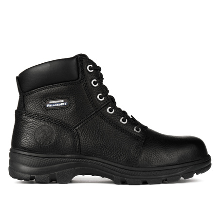 Wyprzedaż - Buty robocze męskie czarne Skechers Workshire (77009EC/BLK)