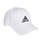 Czapka z daszkiem damska/męska adidas BBALL CAP COT basketball sportowa bawełniana biała (FK0890)