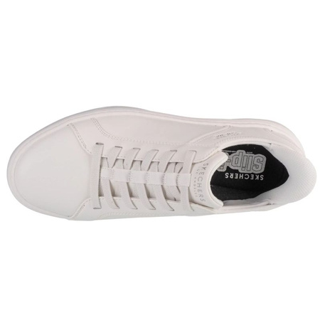 Skechers Slip-Ins: Court Break - Suit Sneaker 183177-WHT Białe 41 (183177-WHT)
