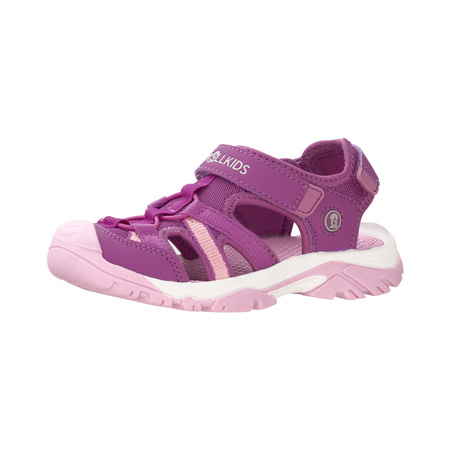 Sandały sportowe dziecięce dla chłopca/dziewczynki Trollkids Kids Stavanger Sandal XT mallow pink/wild rose (659-242)