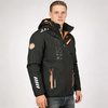 Kurtka sportowa męska Geographical Norway Royaute DB MEN 068 czarna (WY1999H/GN/Black / Orange)