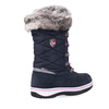 Buty zimowe dziewczęce Trollkids Girls Holmenkollen Snow Boots dla dziewczynki granatowe (171-114)