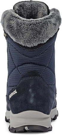 Wyprzedaż - Buty zimowe trekkingowe damskie Meindl Civetta Lady GTX skóra welurowa Gore-Tex granatowe (7664/68)