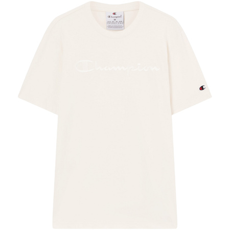 Koszulka męska Champion SS Tee kremowa (220273 WW056)