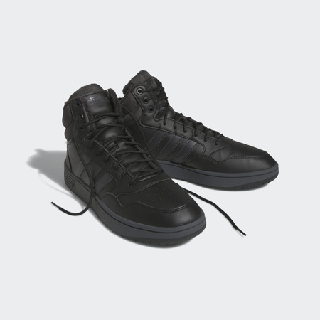 Sneakersy męskie za kostkę Adidas HOOPS 3.0 MID WINTERIZED czarne (GW6421)