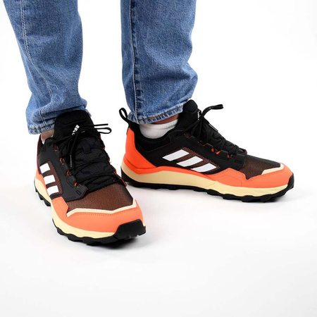 Buty trekkingowe męskie adidas TERREX TRACEROCKER BLACK czarny outdoorowe półbuty czarne (HR1170)