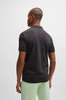Wyprzedaż - Koszulka Polo męska BOSS Paule Charcoal slim fit czarna (50512789-016)