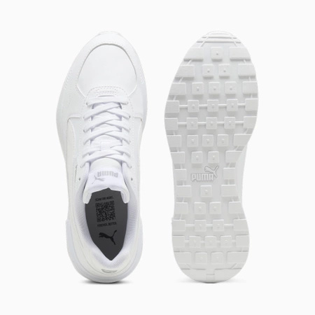 Wyprzedaż - Buty sportowe damskie Puma Graviton Sl 2 White White Gray SoftFoam+ białe (395378-02)