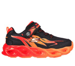 Dziecięce sneakersy sportowe Skechers THERMO-FLASH HEAT-FLUX czerwono-pomarańczowe (400103L-BKRD)