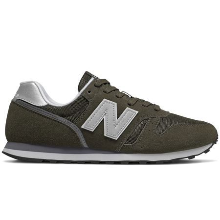 Sneakersy męskie New Balance buty sportowe klasyczne zamszowe zielone (ML373CB2)