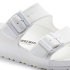 Klapki na lato damskie/męskie Birkenstock Arizona Essentials EVA White regular szerokie (0129441)