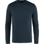 T-shirt męski Fjällräven Abisko Wool LS M Dark Navy (F87194-555)