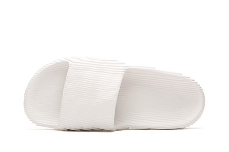 Klapki damskie/męskie adidas Adilette 22  Crystal White z wygodną profilowaną podeszwą białe (HQ4672)