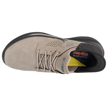 Skechers Slip-Ins: Slade - Macklin 210890-CMNT Szare 40 (210890-CMNT)