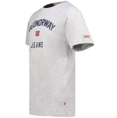 T-Shirt Geographical Norway JASSIER MEN 254 mieszana szarość męska (SY1361H/GN-Blended Grey)