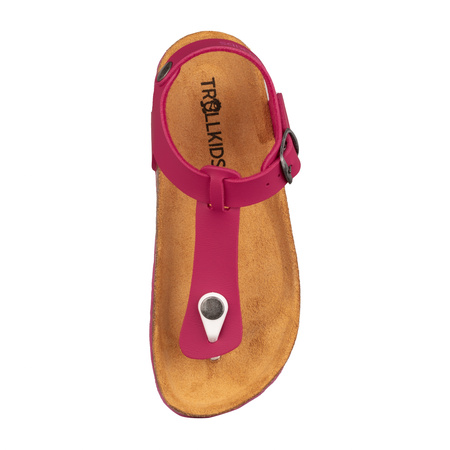 Sandały BIO dziecięce dla dziewczynki Trollkids Girls Alesund Sandal fireberry (484-230)
