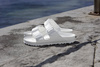 Klapki na lato damskie/męskie Birkenstock Arizona Essentials EVA White regular szerokie (0129441)