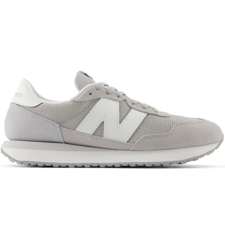 Sneakersy męskie New Balance 237 buty sportowe zamszowe szare (MS237LGG)