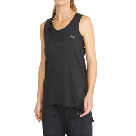 Koszulka damskie Puma STUDIO FOUNDATION RELAXED TANK Czarny (52160501)