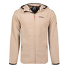 Wyprzedaż - Polar męski Geographical Norway UNICIA  MEN 224 bluza z kapturem rozpinana ciepła beżowa (WX3713H/GN)