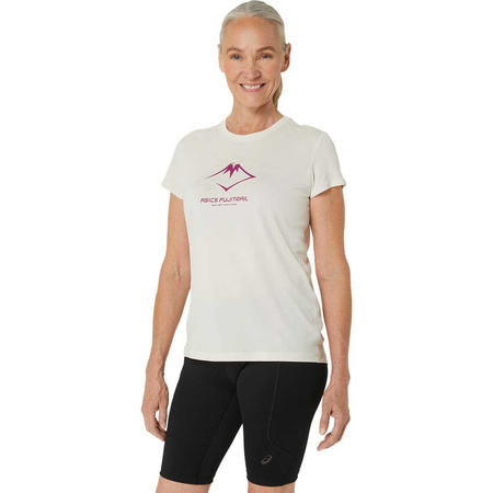 Koszulka Asics Fujitrail Logo SS Top W Biało-Fioletowa (2012C971-200)