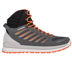 Wyprzedaż - Buty trekkingowe męskie Lowa Axos GTX Mid gore-tex graphit/flame wodoodporne (310844 7952)