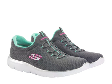 Buty sportowe damskie Skechers Summits sneakersy szare (12980-CCGR)