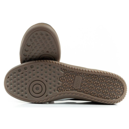 Skechers Kickoff buty sportowe damskie sneakersy czarne skórzane (185232/BKW)