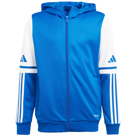 Bluza dla dzieci adidas Squadra 25 Hoodie niebiesko-biała (JD4802)